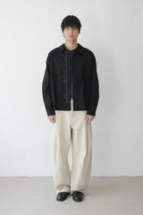 sculpted curved pants