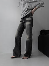 cat brush wide denim