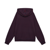 saros stripe zip-up - Red(2)