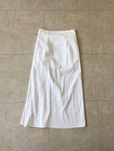 Twist drape maxi skirt