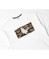 OC ヌードル X QT8 タイガーカモTシャツ (アイボリー)