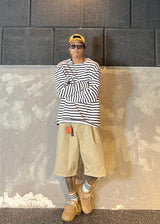 スティーブダンガラボートネックTシャツ 4COLOR