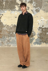 SUEDE POINT LINE PANTS
