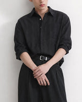 (UNISEX) Airy Lace Net Shirt