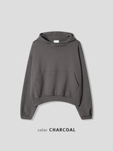 No.1474 ハイネッククロップフードT (3color)