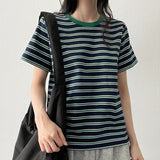 Jining color matching Dangara short-sleeved T-shirt