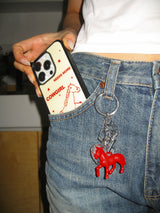 Cowgirl Keyring