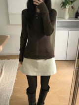 コーデュロイローライズスカートパンツ (3 colors)