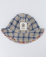 【MADE】Doyoubi Dimanche reversible flower checkered flower bucket hat