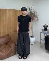 レトン ステッチ マッスル ニット ショートスリーブ Tシャツ