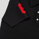 Horse Numbering Pique Short Sleeve Collar T-shirt
