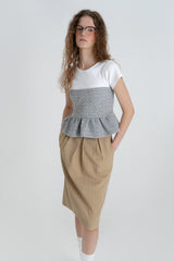 Twinkle tweed top_silver