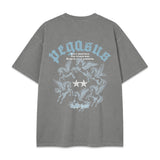 pegasus pigment-dyed short-sleeve t-shirt (3color)