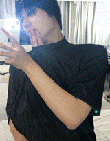 Pleate Over Fit Short Sleeve T-shirt