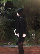 Tweed Fringe Cardigan Jacket