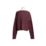 (3color) Mongle Stitch Hairy Loose Cardigan