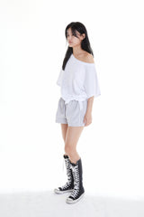 DEPARTURE CUBIC UNBALANCED TOP (WHITE)