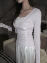 [MADE] Orkid lace top