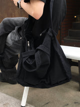 Canva Washed Damaged Big Bag 2C