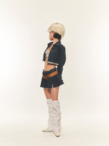 クロップデニムジャケット (FOR UNISEX)