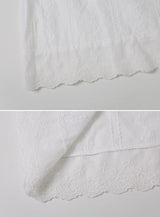 #Autumn Lace Ribbon Long Sleeve Blouse (2color)