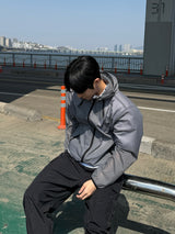 Rex cut line zipper windbreaker