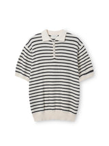 LMN Chief Dangora Semi Zip-Up Short Sleeve Knitwear (4 colors)