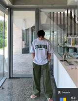  Urban Stanford Lettering Over Short Sleeve