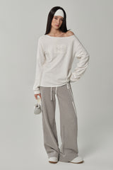 Bright Beginning Track Pants, Gray