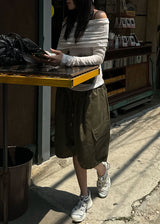 BALLOON CARGO HALF PANTS