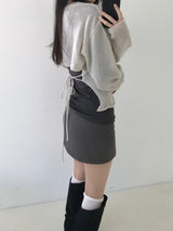 Mohair Backless Cardigan (3 colors)