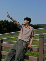 ウォッシュ加工デュアルポケットパンツ – S, M, L (3 Colors)