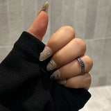 Surge Dot Line Open Ring