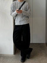 Cropped Cable Warm Knit (6 Colors)