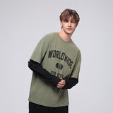 25P ワールドワイドロゴレイヤード長袖Tシャツ 25B41322KH