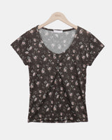 Within Button Short-Sleeve T-Shirt
