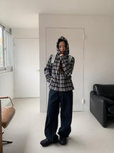 カカン生デニムストレートパンツ XL