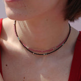 GLITTER NECKLACE BLACK