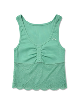 LACE SHORT SLEEVELESS [MINT]