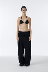 CUBIC SWEAT BIKINI TOP (BLACK)