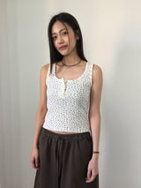 Flower Crewneck Camisole (3color)