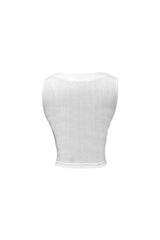 CINDY SLEEVELESS TOP SET / WHITE