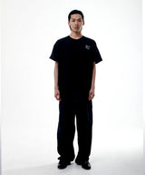 ハンドリトゥンカウボーイTシャツ-BLACK