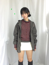 コージーストライプカーディガン