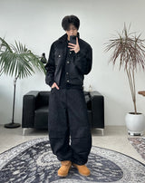 Repel Back Strap Denim Pants