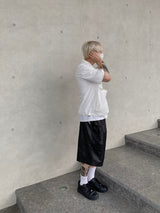 Nylon Pintuck Half Pants 2C