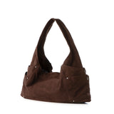 Maren_ Suede Dark Brown