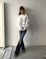 テンダーローウォッシングブーツカットデニムパンツ