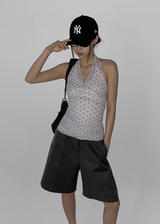 [MADE] Dikit Oversized Cotton Bermuda Pants with Elastic Waist