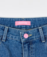 MP HALF CUTTING DENIM PANTS